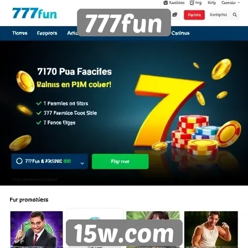 Promoções e bônus oferecidos pelo site de jogos 777fun